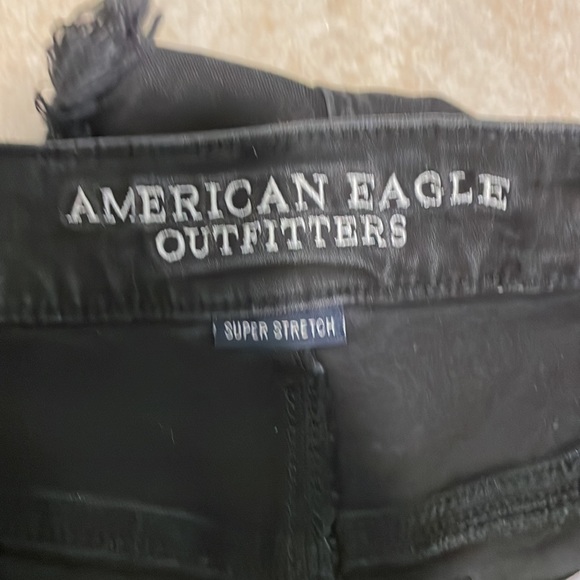 Black American Eagle ripped shorts - Picture 3 of 5